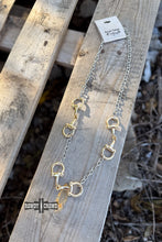 Load image into Gallery viewer, DS Mixed Metal 3 Bit Necklace