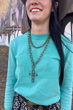 Load image into Gallery viewer, DS Cowgirl Cross Necklace