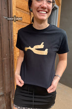 Load image into Gallery viewer, DS Metallic Spur Tee- BLACK