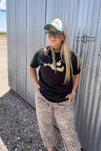 Load image into Gallery viewer, DS Leopard Spur Tee- BLACK