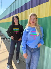 Load image into Gallery viewer, DS BLACK Neon Boot Stitch Sweater