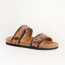 Load image into Gallery viewer, Loyal West Deen Canyon Sandals - Handtooled Leather