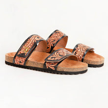 Load image into Gallery viewer, Loyal West Deen Canyon Sandals - Handtooled Leather
