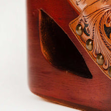 Load image into Gallery viewer, Loyal West Desert Wanderer Sandals - Dark Brown Handtooled Leather