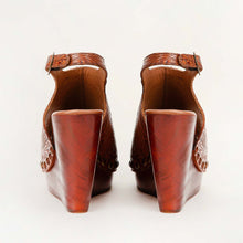 Load image into Gallery viewer, Loyal West Amelia Sandals Handtooled Leather