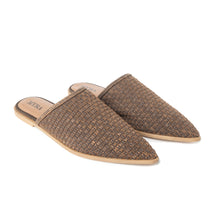 Load image into Gallery viewer, Spurloom Braided Sandals in Espresso Brown