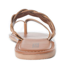 Load image into Gallery viewer, Longhorn Western Leather Sandals in Mocha Brown
