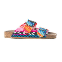 Load image into Gallery viewer, Ridge Denim Sandals in Multicolor