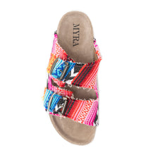 Load image into Gallery viewer, Ridge Denim Sandals in Multicolor