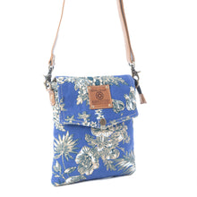 Load image into Gallery viewer, Myra Azure Bloom Crossbody Bag in Willow Blue