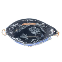 Load image into Gallery viewer, Myra Azure Bloom Crossbody Bag in Willow Blue