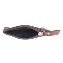 Load image into Gallery viewer, Myra Briar Creek Handtooled Leather Credit Card Holder in Sage Tan