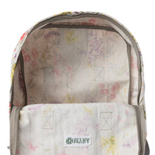 Load image into Gallery viewer, Myra Pine Meadow Cotton & Leather Crossbody Bag in Garden White