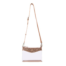 Load image into Gallery viewer, Myra Rodeo Frontier Clear Bag in Bridle Biscuit