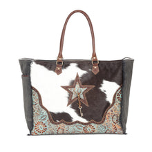 Load image into Gallery viewer, Asterias Canvas & Hairon Bag
