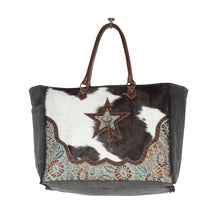 Load image into Gallery viewer, Asterias Canvas & Hairon Bag