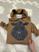 Load image into Gallery viewer, Black Angus Cow Hoodie
