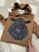 Load image into Gallery viewer, Black Angus Cow Hoodie
