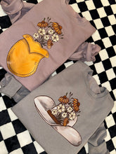 Load image into Gallery viewer, Floral Leatherwork Crewneck

