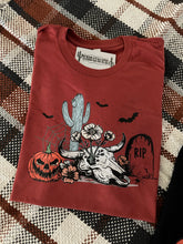 Load image into Gallery viewer, Desert Halloween &amp; Cowboy Pumpkin
