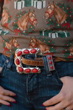 Load image into Gallery viewer, Buckle Up Belt Buckle Red
