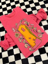 Load image into Gallery viewer, Pink Cowgirl Floral Chaps Crewneck

