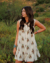 Load image into Gallery viewer, The Embroidered Cowboy Print Dress
