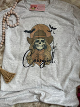 Load image into Gallery viewer, Skeleton Cowgirl Halloween
