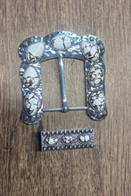Load image into Gallery viewer, Buckle Up Belt Buckle White
