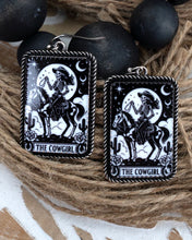 Load image into Gallery viewer, Skeleton Cowgirl Earrings
