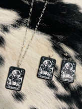 Load image into Gallery viewer, Skeleton Cowgirl Necklace
