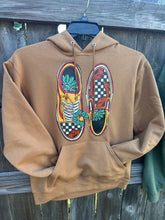 Load image into Gallery viewer, Checkered Shoes Wild Hoodie
