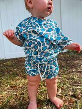 Load image into Gallery viewer, Western turquoise lounge set
