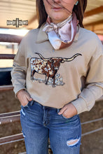 Load image into Gallery viewer, DS TAN Lomita Longhorn Pullover

