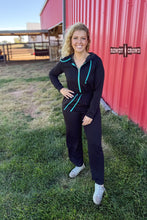 Load image into Gallery viewer, DS Turquoise Nights Jumpsuit
