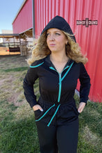 Load image into Gallery viewer, DS Turquoise Nights Jumpsuit
