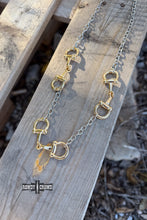 Load image into Gallery viewer, DS Mixed Metal 3 Bit Necklace
