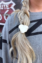 Load image into Gallery viewer, DS White Rock Ponytail Holder
