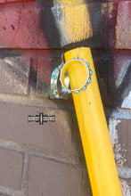 Load image into Gallery viewer, DS Montana Turquoise Hoops
