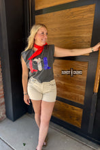 Load image into Gallery viewer, DS Red, White &amp; Boots Tank
