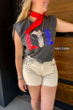 Load image into Gallery viewer, DS Red, White &amp; Boots Tank
