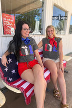 Load image into Gallery viewer, DS Red, White &amp; Boots Tank

