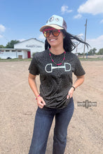 Load image into Gallery viewer, DS BLACK Leopard Bit Tee

