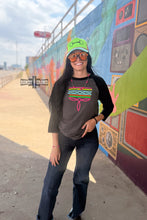 Load image into Gallery viewer, DS Neon Boot Stitch Raglan
