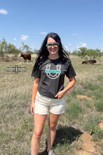 Load image into Gallery viewer, DS TURQUOISE Lucky Rodeo Tee
