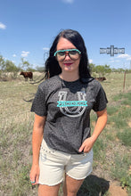 Load image into Gallery viewer, DS TURQUOISE Lucky Rodeo Tee
