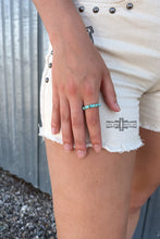 Load image into Gallery viewer, DS Tipsy Turquoise Stretch Ring
