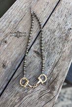 Load image into Gallery viewer, DS Gold Buckle Bit Necklace
