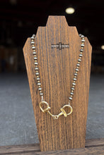 Load image into Gallery viewer, DS Gold Buckle Bit Necklace
