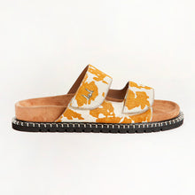 Load image into Gallery viewer, Loyal West Deen Canyon Sandals - Brown And White Cowhide

